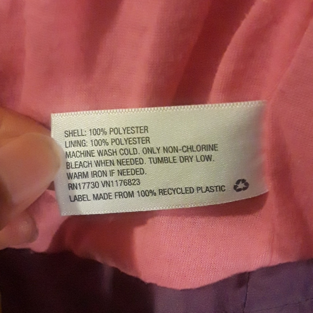 Cat & Jack 18M Purple & colorful heart polkaJacket - Picture 7 of 13